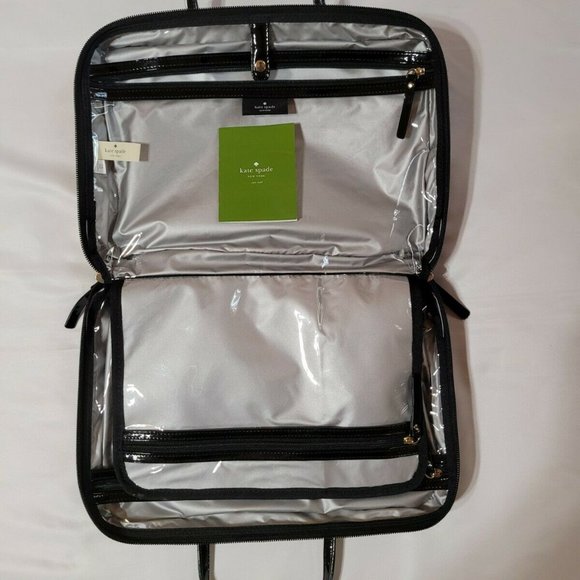 Kate Spade Travel Cosmetic Tioletries Makeup  Zip - Picture 8 of 11